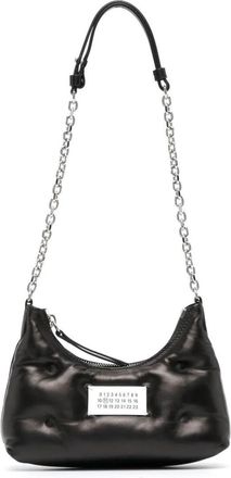Maison Margiela Glam Slam Mini Hobo In Quilted Nappa Leather Bags