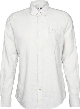 Barbour Hombre, Camisas, Blanco, Talla: S