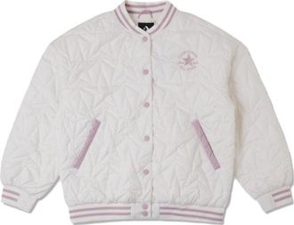 Converse (WMNS) Converse Baseball Padded Jacket Asia Sizing Egret 10025223-A01