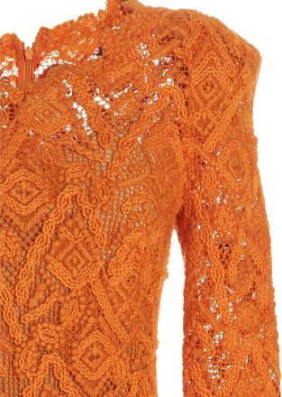 Ermanno Scervino Wool Midi Womens Dress