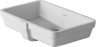 Duravit Lavabo Empotrado Duravit Vero 48cm Blanco Con Rebosadero, Sin