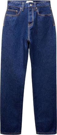 Versace Contrast-stitch Tapered Jeans