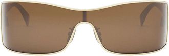 Celine Sunglasses Cl40283 U 30 E Triomphe Maxi Metal Gold/Brown Women