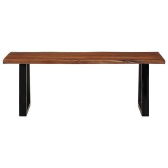 Berkfield Home Coffee Table Honey Brown 110x55x40 cm Solid Wood Acacia | Size: 110 x 55 x 40 cm