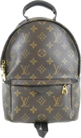 Louis Vuitton Brown Coated Canvas Backpack (Pre-Owned)