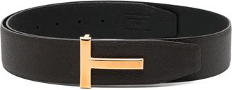 Tom Ford T-Icon leren riem - Bruin
