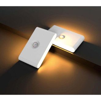 OEM Set Di 2 Luci Notturne A Led Con Sensore Di Movimento, Luci A Led Per Armadio, Luci A Induzione Ricaricabili Tramite Usb, Luci A Induzione Magnetiche 