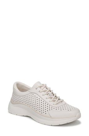 Naturalizer Perforated Sneaker in Warm White at Nordstrom, Size 6.5