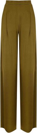 Max Mara Msecono trousers in envers satin