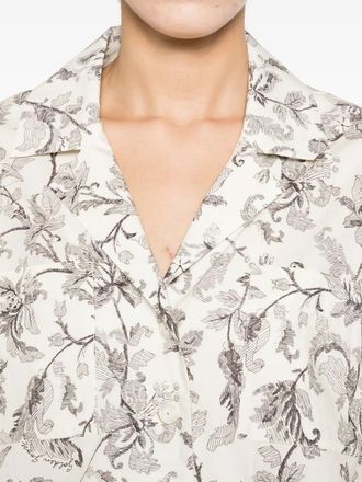 Golden Goose Womens Floral-Print Shirt Ss26 W