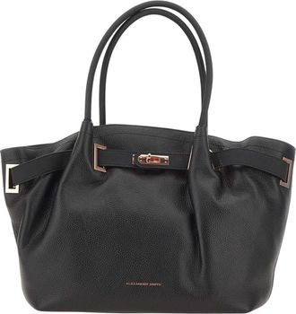 Alexander Smith Brooke Grote Schoudertas - Dames - Shoppers - Zwart - L - Leer - Tassen
