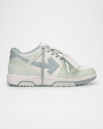 Off-white Men & apos;s Out Of Office Leather Low-Top Sneakers