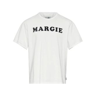 Maison Margiela T-Shirts, male, White, Size: 2XL Vintage Jersey T-Shirt