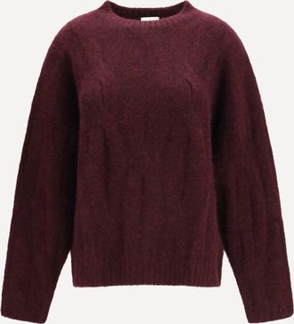 Allude Cashmere and silk Sweater with voluminous sleeves Female S