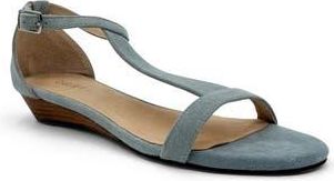 Chelsea Crew Samira Wedge Sandal in Sky Blue Suede at Nordstrom Rack, Size 7