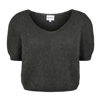 Americandreams Lolanda Pullover - Dames - Ronde hals truien - Zwart - M - Wol - Truien & Vesten