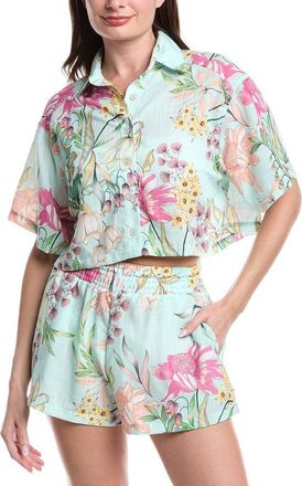 PQ Swim Darcy Button Crop Top