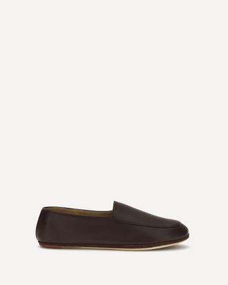 Loro Piana Leather Loafers Female 37