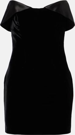 MUGLER Abito corto in velluto