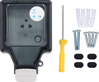 OEM Enchufe De Jard&iacute;n, Enchufe Para Exteriores, Buena Conexi&oacute;n Wifi Impermeable, Enchufe Estadounidense 110-250v 16a, Carcasa Transparente Segura Para Bal
