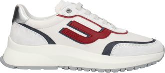 Bally Sneakers Demmy Herren Leder weiß/rot