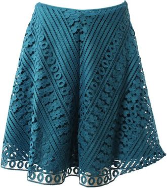 Charo Ruiz Ibiza Short Skirt - Dames - Korte rokken - Blauw - S - Katoen - Rokken