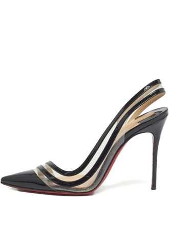 Christian Louboutin Paralili lakleren schoenen - Zwart