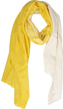 Saachi Two-Tone Cashmere & Silk Scarf in Yellow at Nordstrom Rack