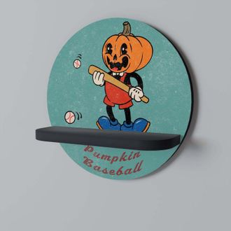 OEM Estante Redondo Pumpkin B&eacute;isbol Negro