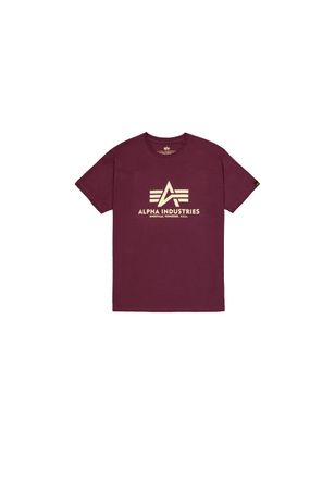 Alpha Industries T-Shirt ALPHA INDUSTRIES Basic T-Shirt BL, Herren, Gr. 3XL, schwarz cherry, Obermaterial: 100% Baumwolle, Shirts T-Shirt