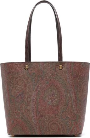 Etro Brown Essential Arnica Medium Tote