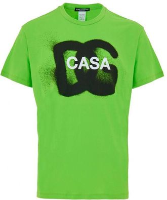 Dolce & Gabbana Groene Katoenen Sportkleding