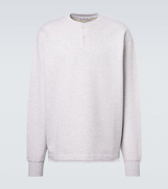 Acne Studios Felpa in misto cotone con logo