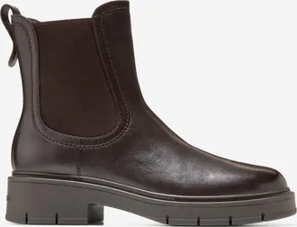 Cole Haan Womens Grand Flex Fenella Chelsea Waterproof Booties - Brown Size 10.5
