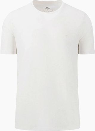 Fynch-Hatton Mens FYNCH-HATTON T-SHIRT WHITE - Size: 40