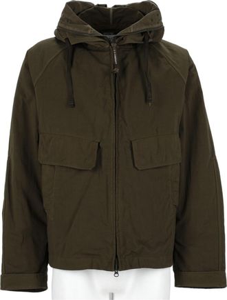 C.P. Company Military Green Adjustable Polyamide Jacket
