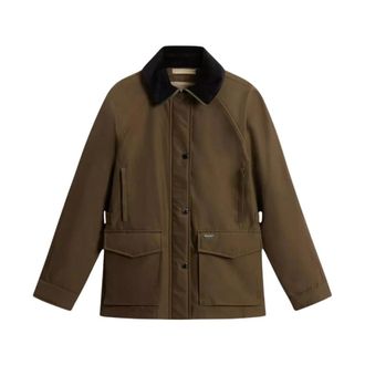 Woolrich Donna, Giacche, Verde, M, new