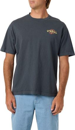 O'Neill Micro Brain Cotton Graphic T-Shirt in Dark Shadow at Nordstrom, Size Xx-Large