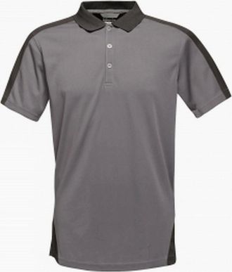 Regatta Mens Regatta Professional Mens Contrast Coolweave Polo Shirt - Grey - Size: 46