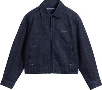 Jacquemus Giacca La Veste De-Nîmes Canevas - Blu