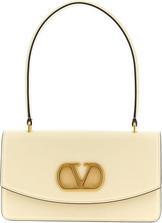 Valentino Garavani Off White Vain Shoulder Bag