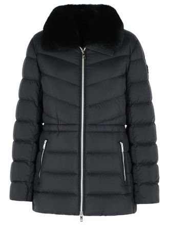 Moose Knuckles Giacca in nylon nera delle nocche di alci