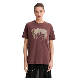 Zadig&Voltaire T-Shirts, female, Red, Size: XS Edwin T-shirt