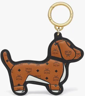 MCM Aren Dachshund 2D Charm in Visetos