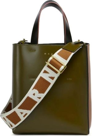 Marni Stijlvolle Schoudertas - Dames - Shoppers - Bruin - ONE Size - Tassen