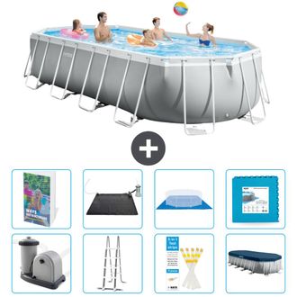 Intex Piscina Prism Frame Oval - 610x305x122 Cm - 9-piezas S621