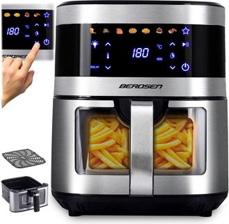 OEM Freidora De Aire Grande Berdsen Bd-656 9,1 L 1700 W Plata