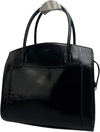Celine Pre-owned Handbags, female, Black, Size: ONE SIZE Pre-owned Vintage Handbag