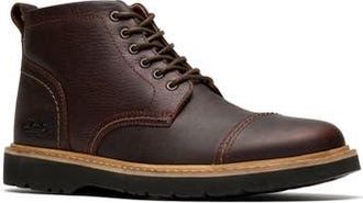 Clarks Weltridge Side Zip Boot in Dark Brown Leather at Nordstrom Rack, Size 10.5