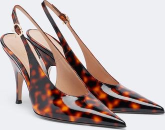 Gianvito Rossi Sofia leather slingback pumps